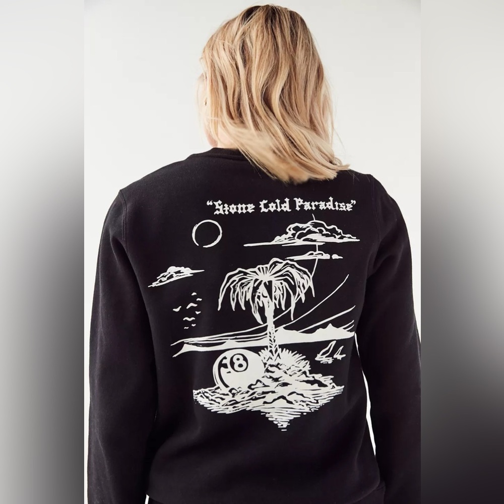 🆕 NWOT Stussy | Jamaica Stone Cold Paradise Crewneck Sweatshirt | Size XS